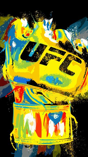 Ultimate Fighting Championship (UFC), 5K, Logo, Illustration