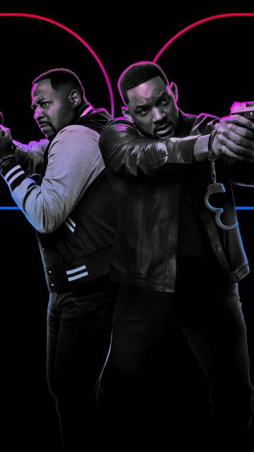 Bad Boys: Ride or Die, AMOLED, Will Smith, Martin Lawrence, Black background
