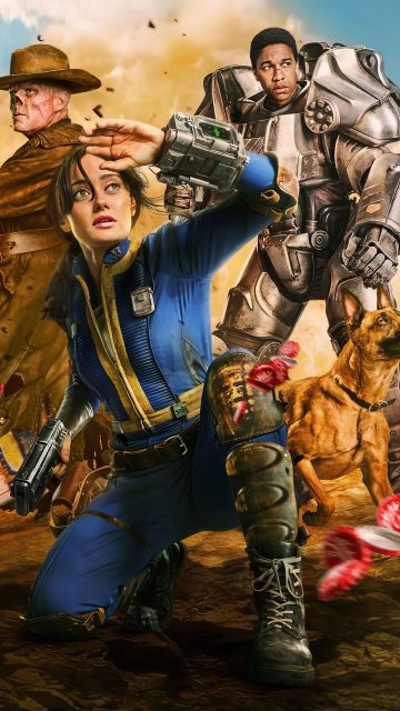 Fallout, Poster, Amazon Original Series, Prime series, 2024 Series, Ella Purnell, Aaron Moten