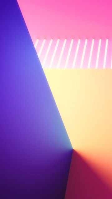 Colorful gradients, Geometric, LG G8 ThinQ, Stock, Aesthetic