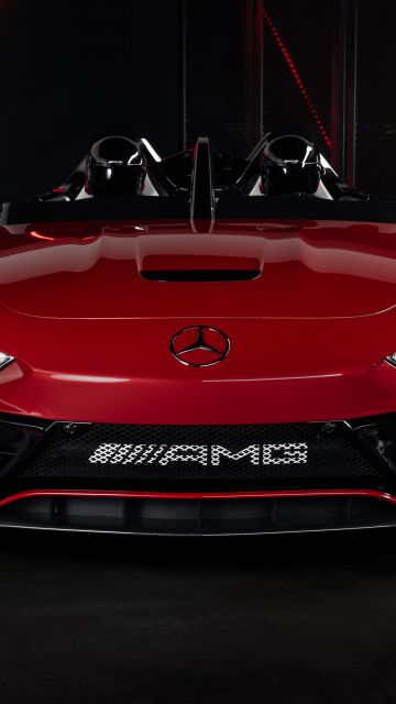 Concept Mercedes-AMG PureSpeed, 5K, 2024, Red cars