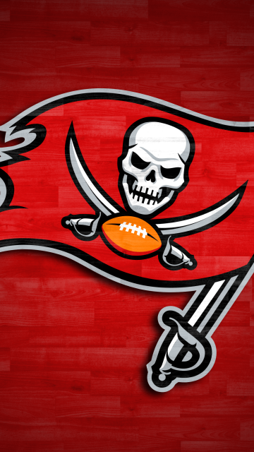 Tampa Bay Buccaneers, Red background, NFL team, American football team