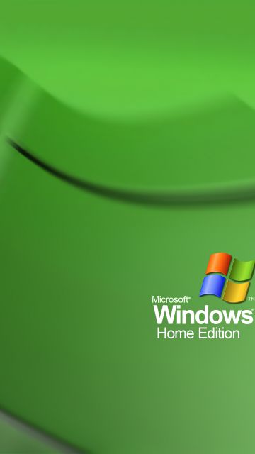 Windows XP, Logo, 5K, Microsoft Windows, Stock, Green background