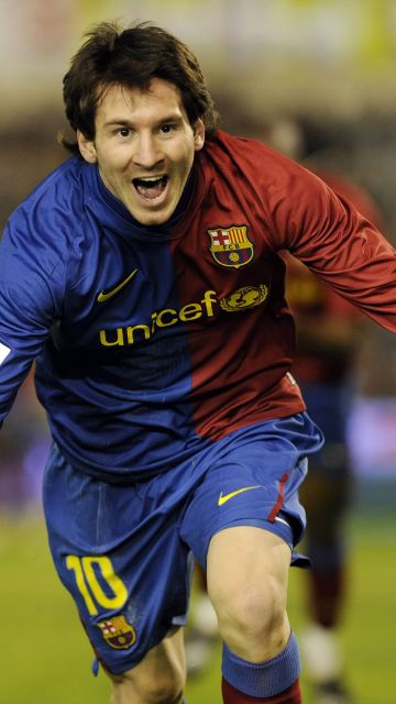 Lionel Messi, Goal, FC Barcelona, 5K, FCB