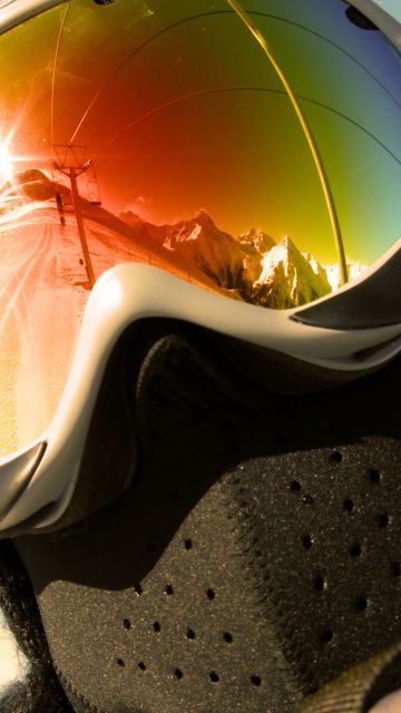 Skier, Sunglasses, Closeup