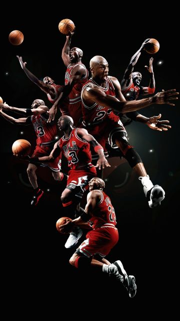 Michael Jordan, Black background, Basketball player, Chicago Bulls, 5K