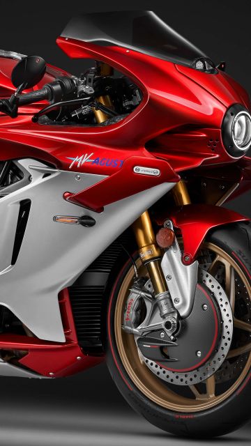 MV Agusta Superveloce 1000 Serie Oro, 5K, 2024, Sports bikes, Dark background