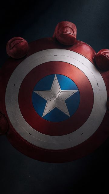 Captain America: Brave New World, 2024 Movies, Captain America's shield, 5K, 8K, Dark background