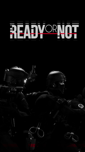 Ready or Not, Video Game, 5K, Black background, SWAT