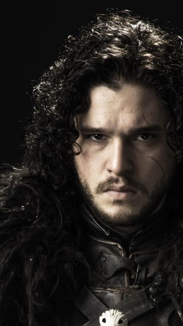 Jon Snow, Kit Harington, Game of Thrones, HBO series, TV series, Black background