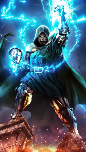 Robert Downey Jr, Doctor Doom, Fan Art, Marvel Comics