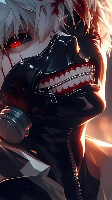 Ken Kaneki, Dope, Tokyo Ghoul, 5K, AI art