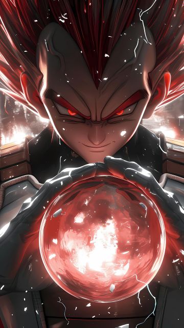 Vegeta, Super Saiyan, AI art, Dragon Ball, 5K