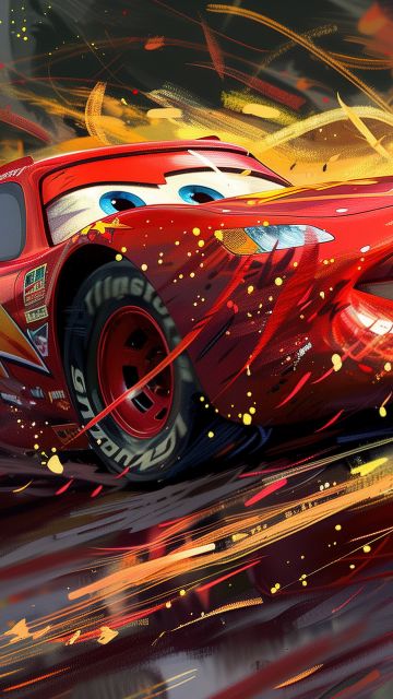 Lightning McQueen, Artwork, Cars (Movie)