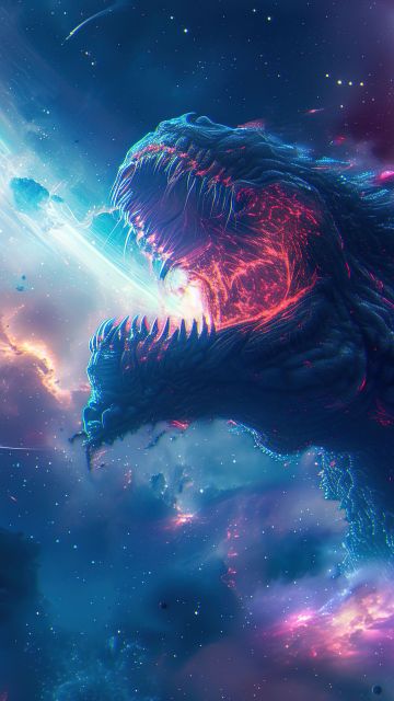 Kaiju, Monster, AI art, Godzilla, 5K