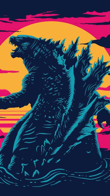 Godzilla, Artwork, 5K, Kaiju