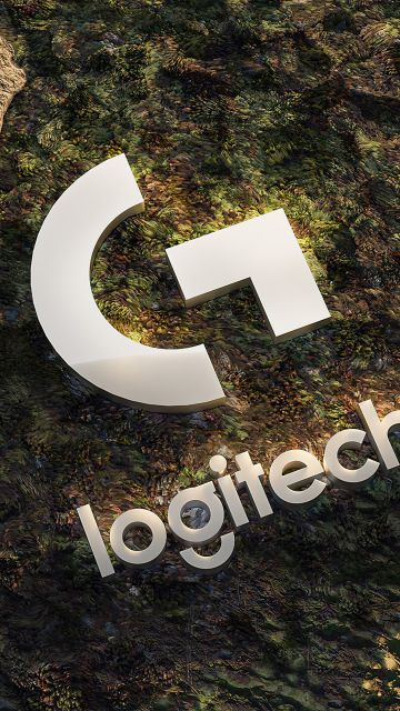 Logitech, 3D logo, Digital Art