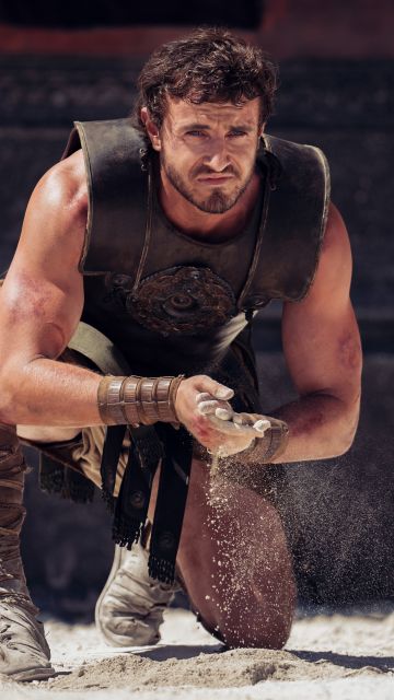 Paul Mescal, Gladiator II, 2024 Movies, 5K