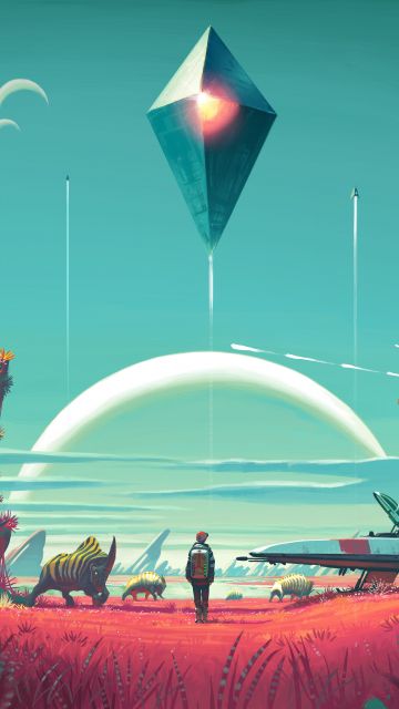 No Man's Sky, 12K, Video Game, Game poster, Game Art, 5K, 8K, 10K