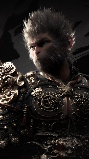 Black Myth: Wukong, 8K, 2024 Games, 5K, Destined One, Dark theme