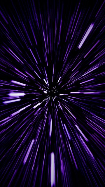 Hyperspace, Speed, Warp, Space Travel, Dark aesthetic, 5K, Dark Mode