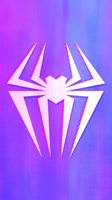 Gwen Stacy, Logo, Colorful background, Spider-Man: Across the Spider-Verse, 5K