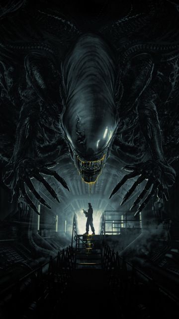 Alien: Romulus, Dark theme, 2024 Movies, Xenomorph