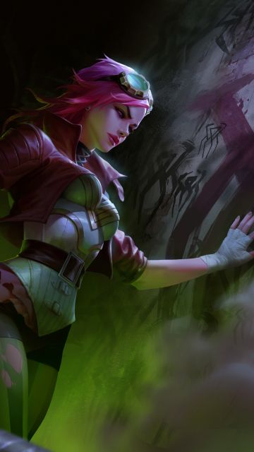 Vi (LoL), Game poster, 5K