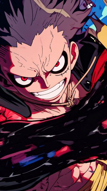 Monkey D. Luffy, One Piece, AI art, 5K