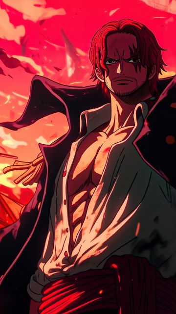 Shanks, 5K, One Piece, AI art