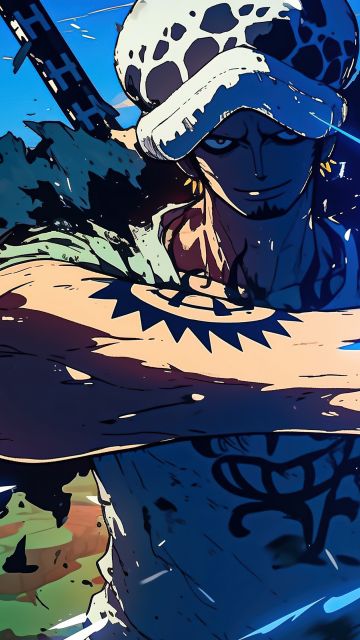 Trafalgar Law, Artwork, One Piece, 5K