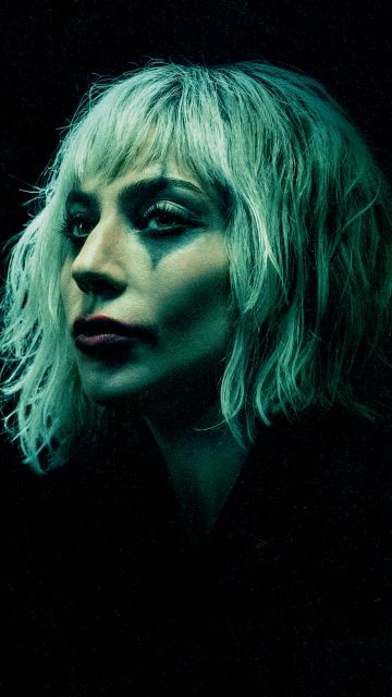 Lady Gaga, Joker: Folie à Deux, Dark background, 5K, 2024 Movies