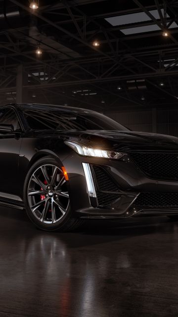 Cadillac CT5-V Blackwing, Dark aesthetic, 5K, 8K