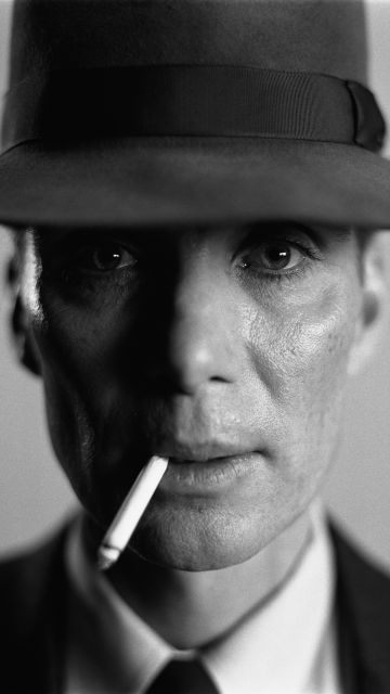 Cillian Murphy (Oppenheimer), Monochrome, 5K, 8K