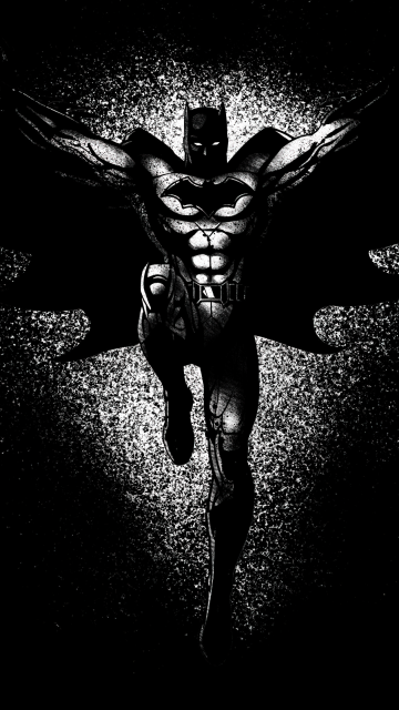 Batman (DC Comics), Dark Knight, Superhero, Artwork, DC Comics, AMOLED, Black background, 5K