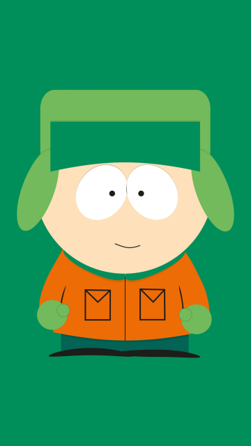 Kyle Broflovski, Minimalist, South Park, 5K, Green background