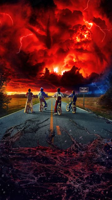 Stranger Things, Poster, Netflix series, Key Art