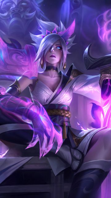 Spirit Blossom Riven, League of Legends, Riven, Purple aesthetic