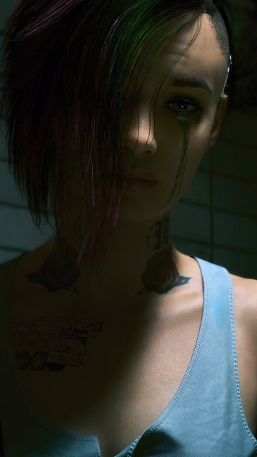 Judy Alvarez, Sad face, 5K, Cyberpunk 2077