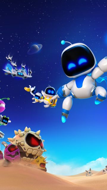 Astro Bot, PlayStation 5, 2024 Games, Game Art