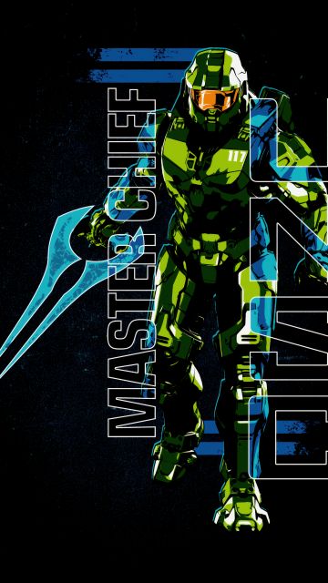 Master Chief, AMOLED, Halo, Spartan, Black background, 5K, 8K