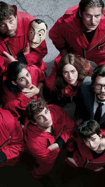 La casa de papel, TV series, Money Heist, 5K, Alvaro Morte as The Professor, Ursula Corbero as Tokyo