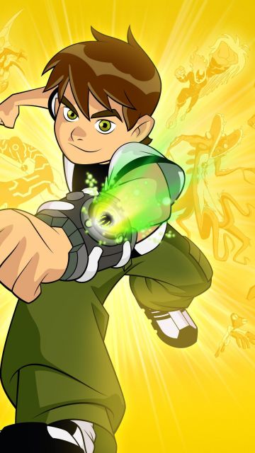 Ben Tennyson, Ben 10, Cartoon Network, Yellow background