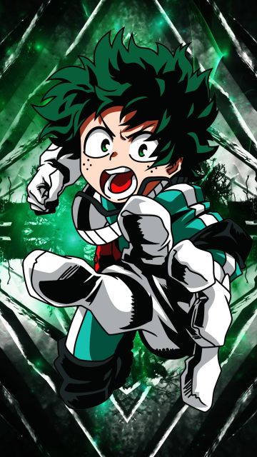 Izuku Midoriya, Dark background, My Hero Academia