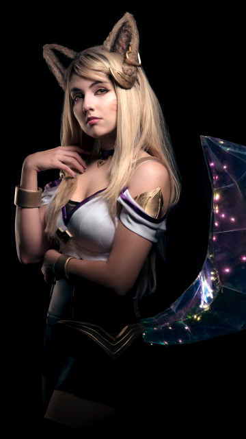 KDA Ahri, Cosplay, 5K, AMOLED, League of Legends