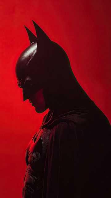 Batman, Red aesthetic, 5K, Red background, DC Superheroes