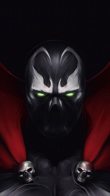 Spawn, Dark background, 5K