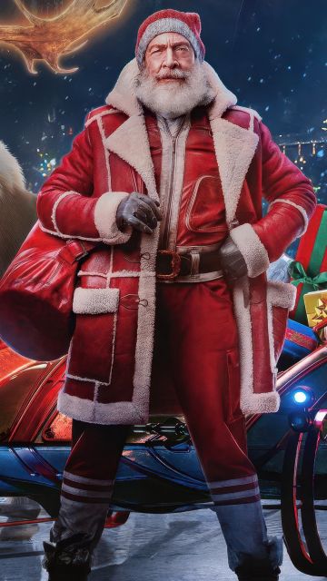 J. K. Simmons, Santa Claus, Red One, 2024 Movies, Santa Claus chariot, Reindeer Chariot