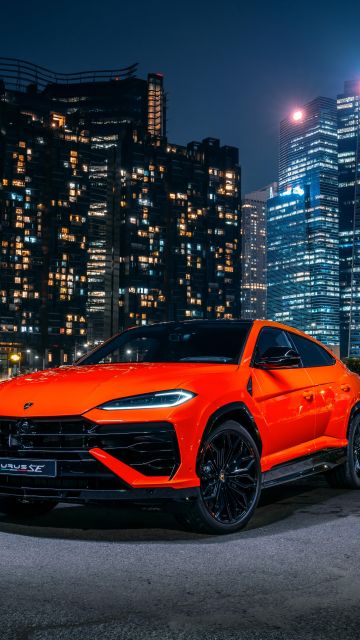 Lamborghini Urus SE, Singapore, 2024, Plug-in Hybrid SUV, 5K, 8K