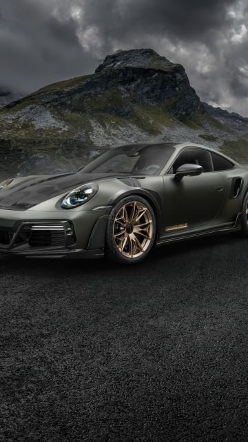 TechArt GTstreet R Touring Monochrome, 2024, Porsche 911 Turbo S, 5K